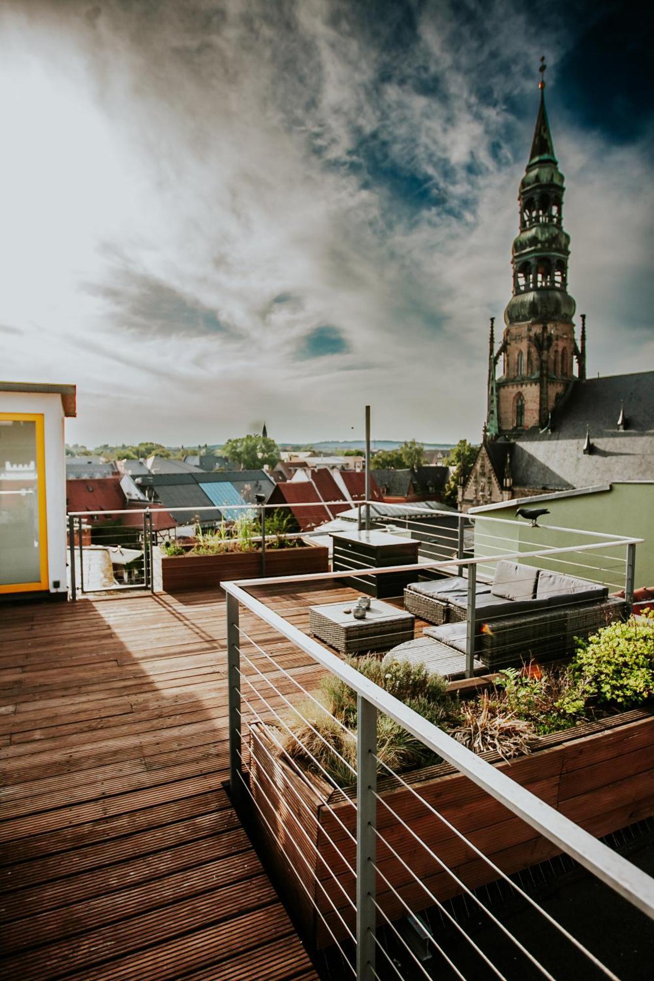 Traumhaftes Apartment Am Dom Mit Grosser Dachterrasse Цвикау Екстериор снимка